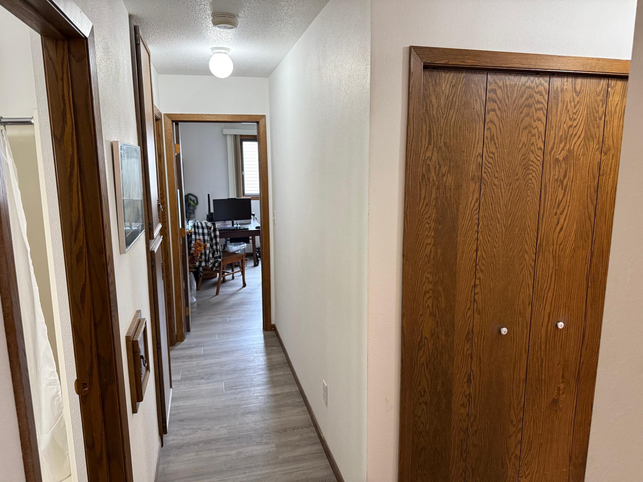 entry closet and hall