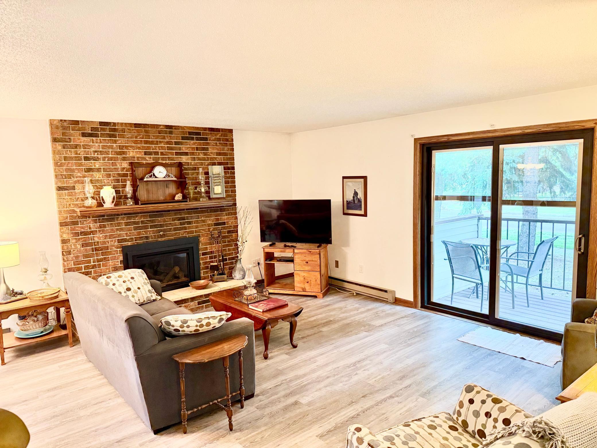 Living room patio door