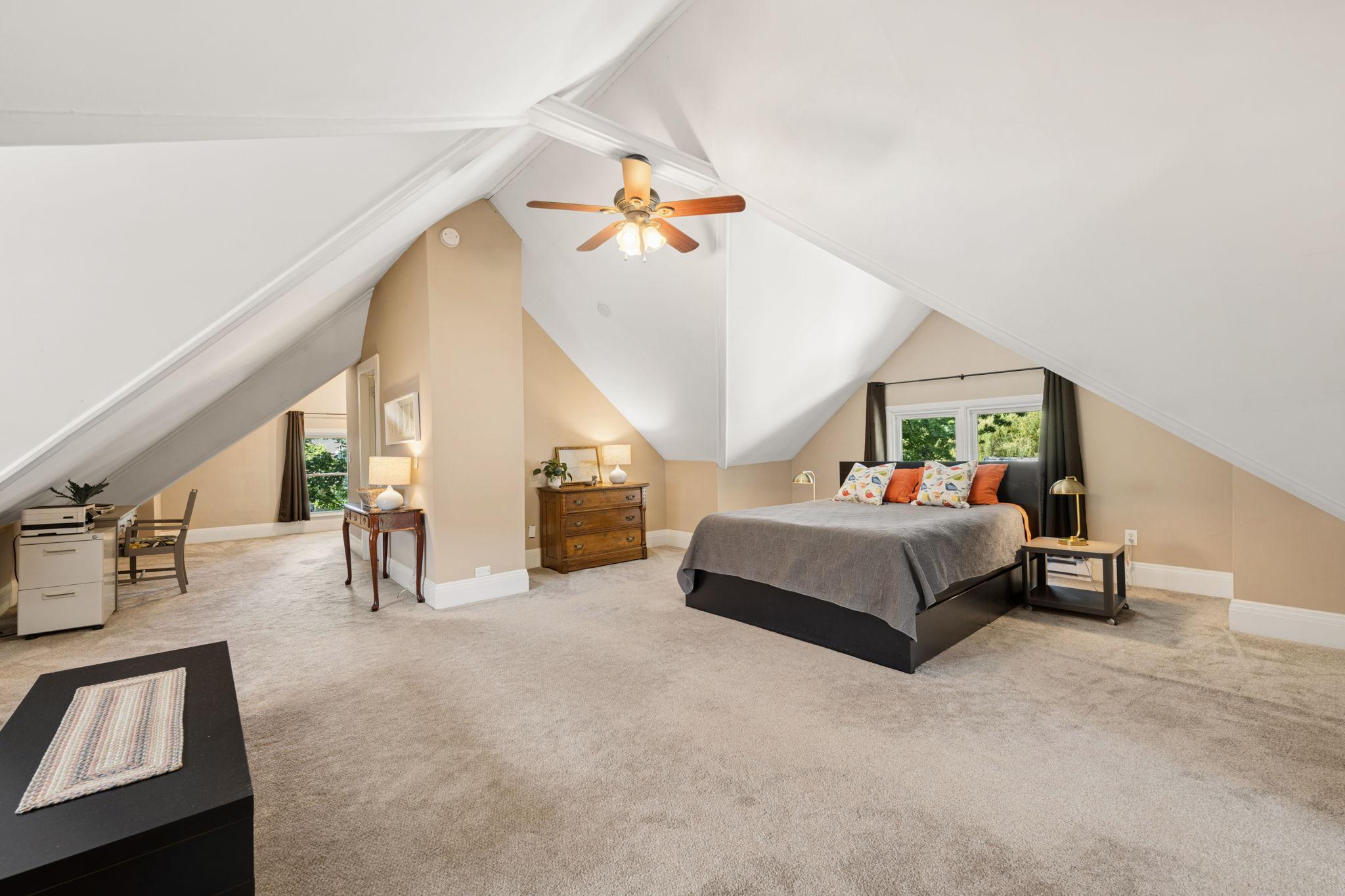Third floor primary suite