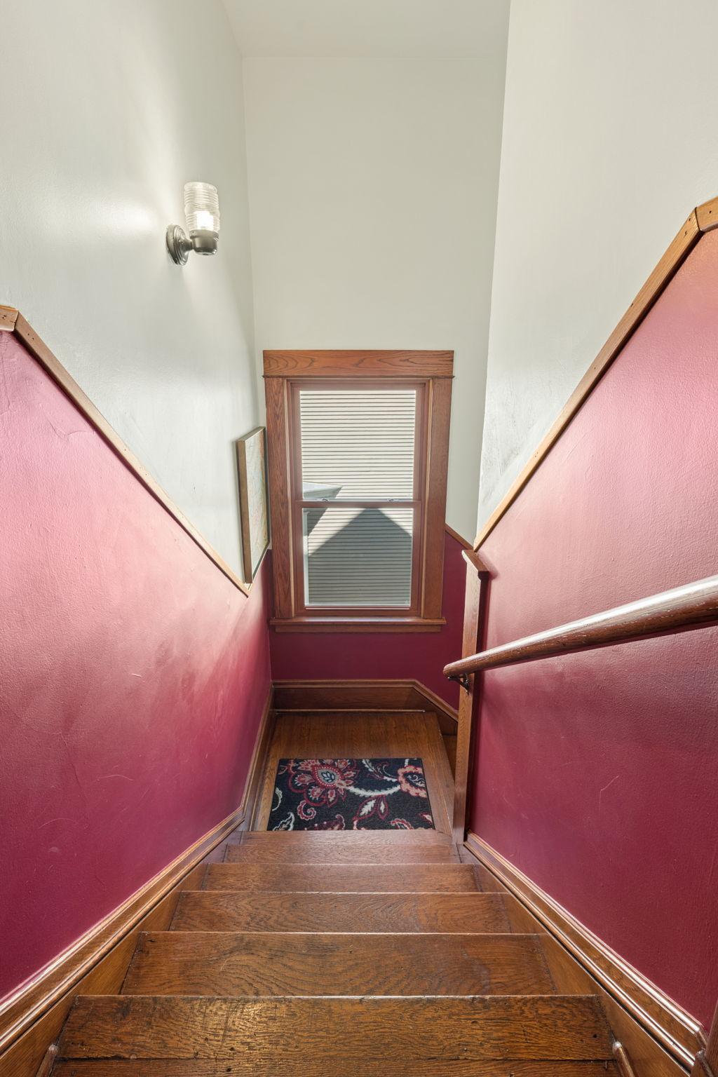 Hallway to second floor