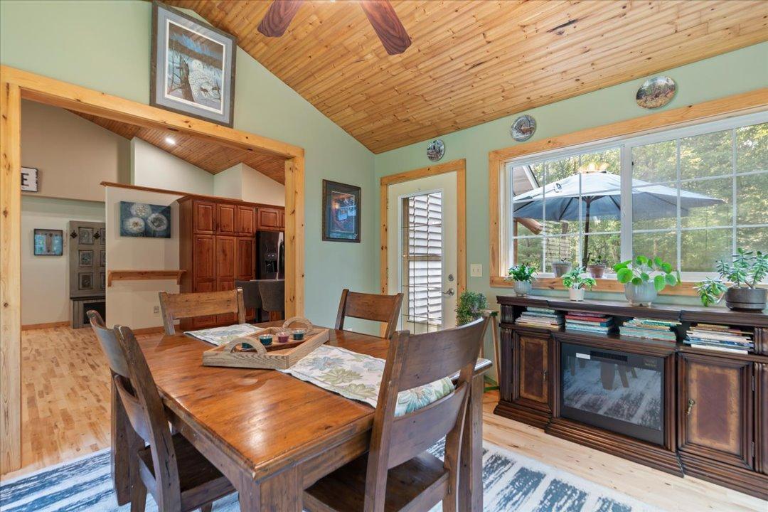 Access to Front Deck and Covered Porch