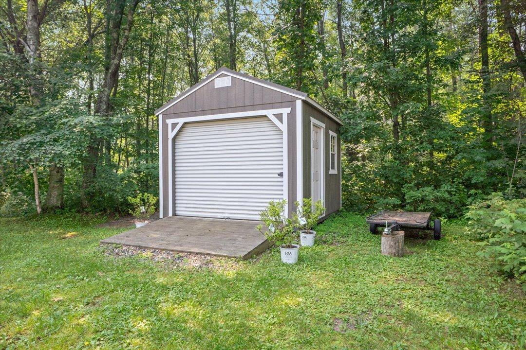Storage Shed With Electric