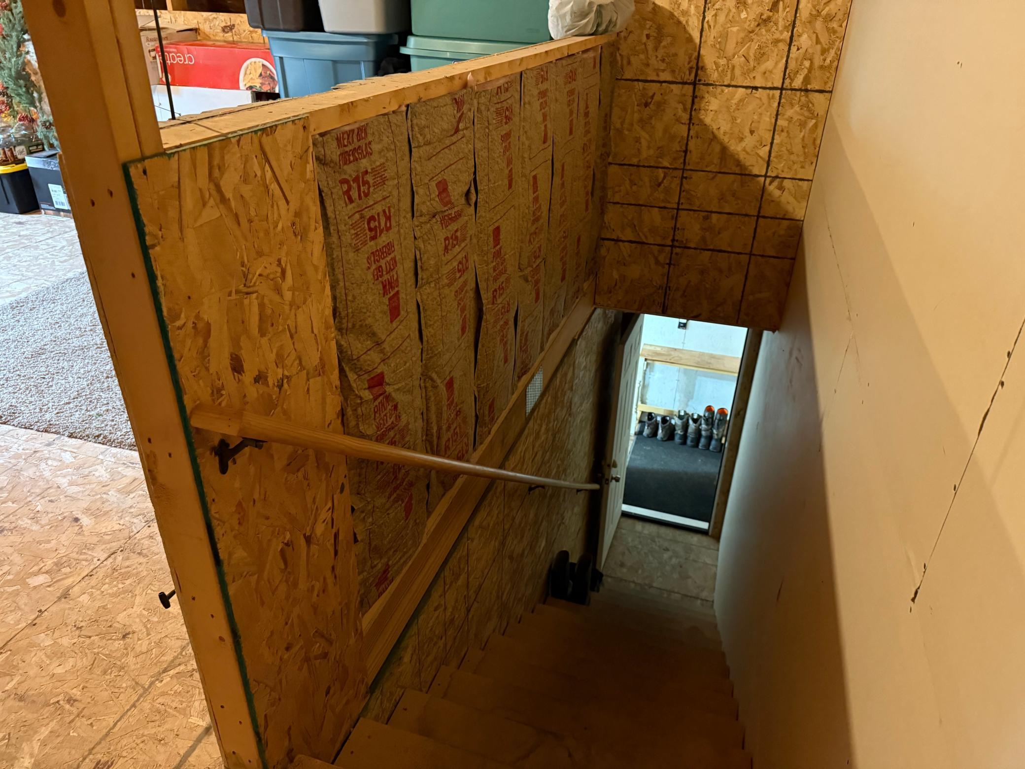 Stairs to Bonus from Garage