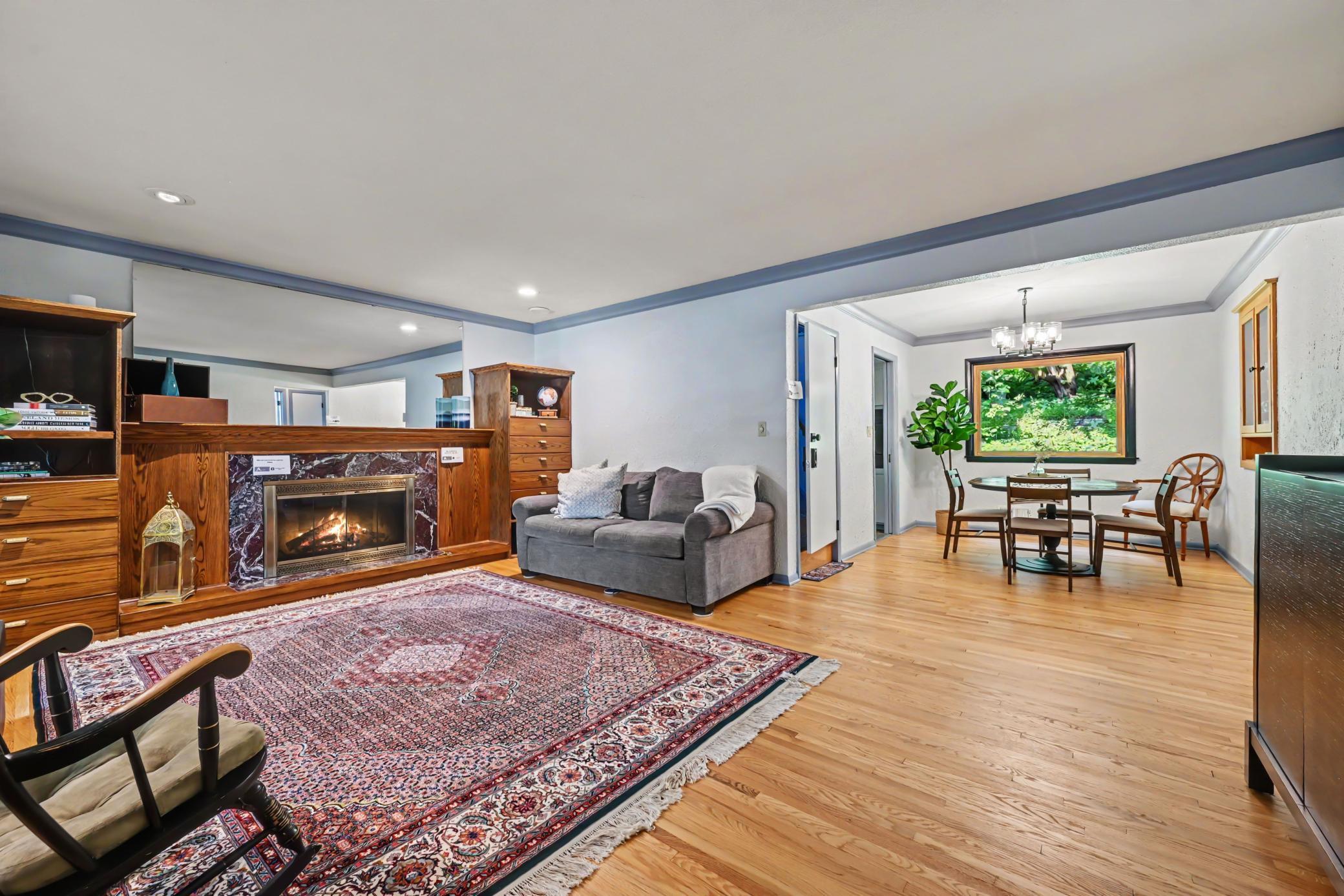 Living Room into Dining Room