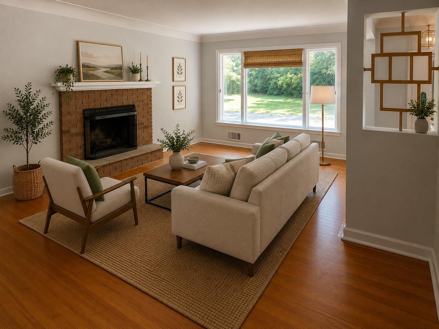 LIVING ROOM - Virtually Staged