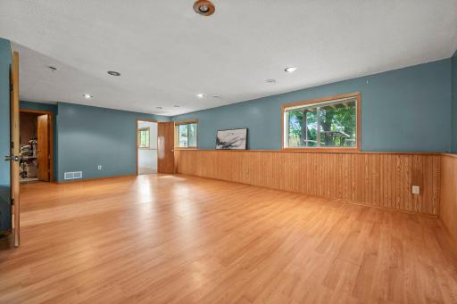 Generous finished lower level perfect for relaxing and entertaining