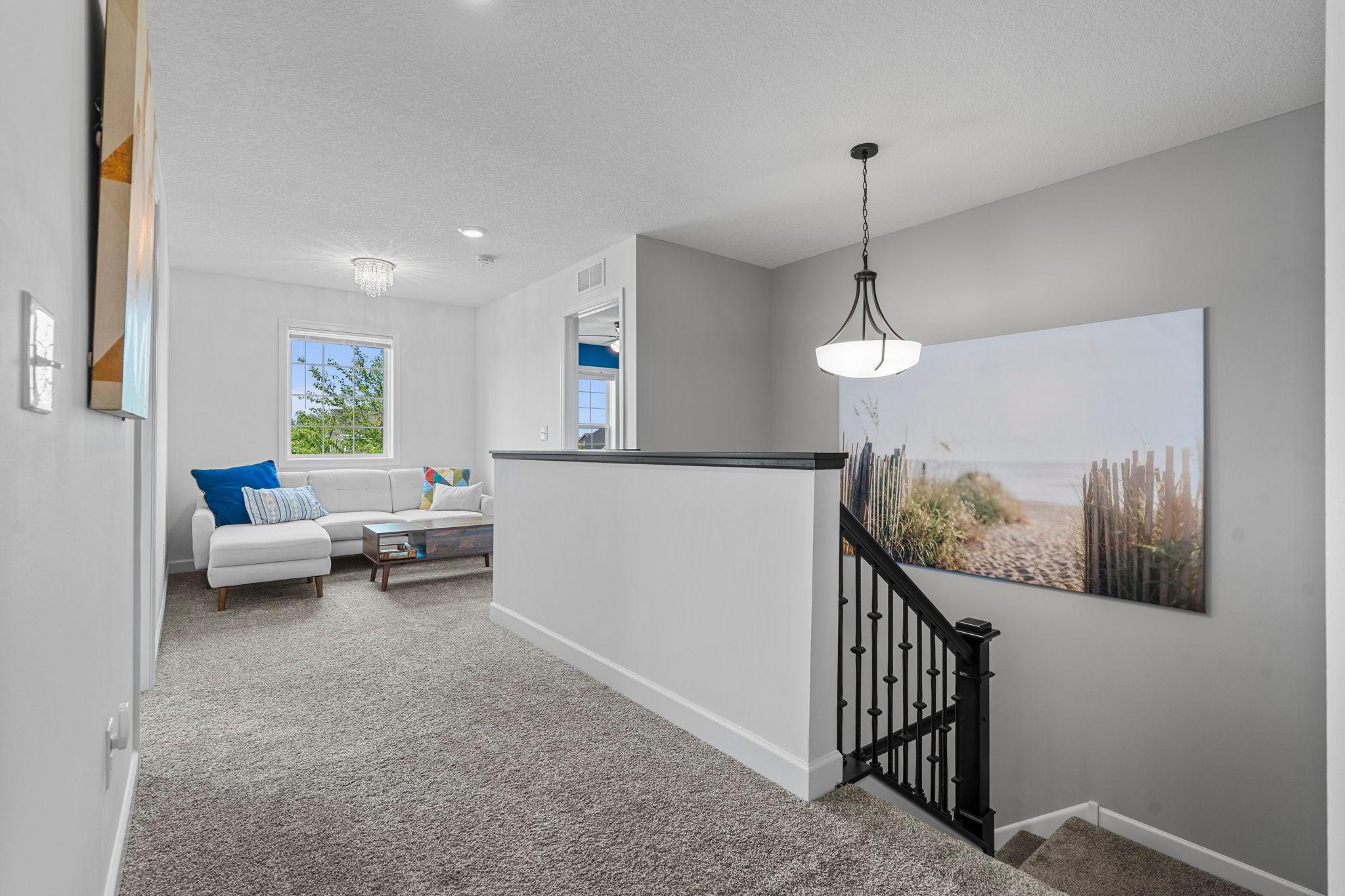 Charming loft area upstairs