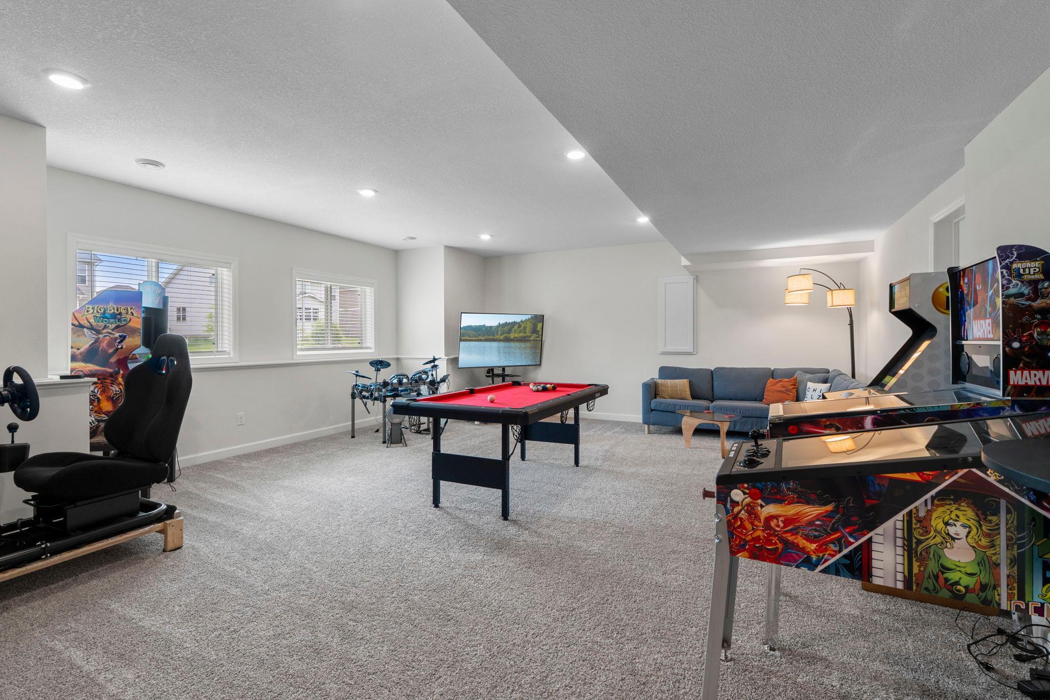 Lower Level Huge Recreation Room