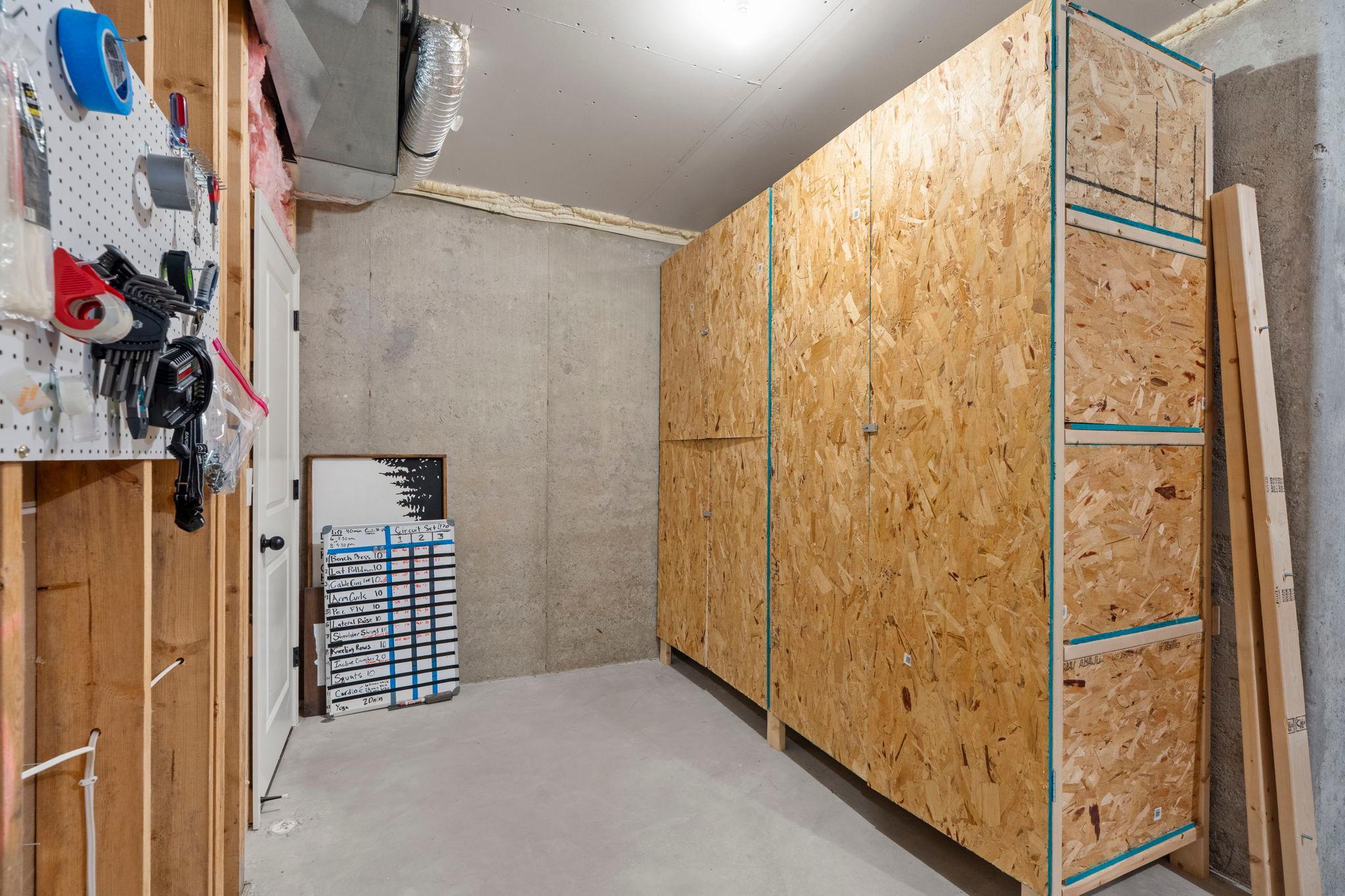 Large storage locker stays with home