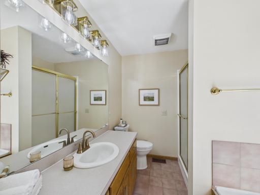 primary bath separate tub and shower