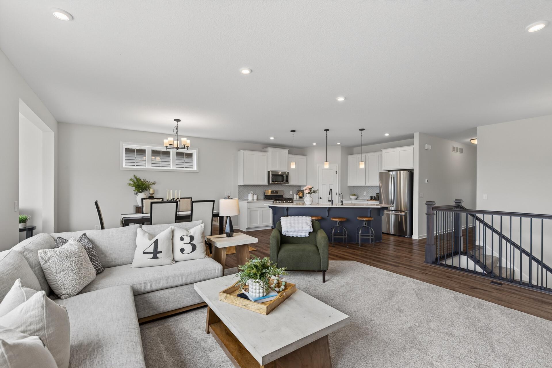 Open concept great for entertaining