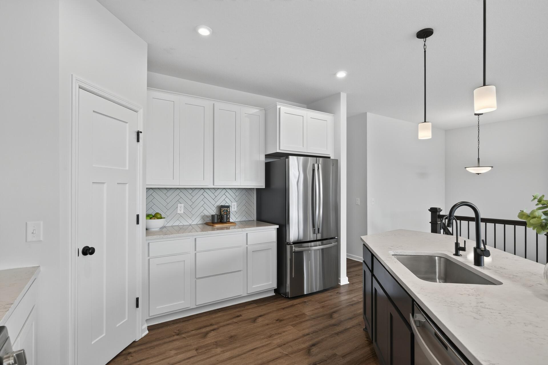 Upgraded cabinetry