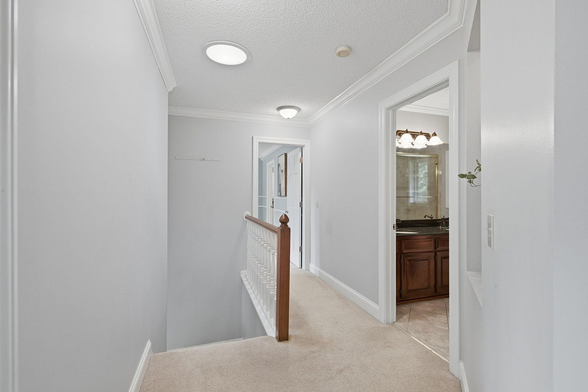 Upper level landing