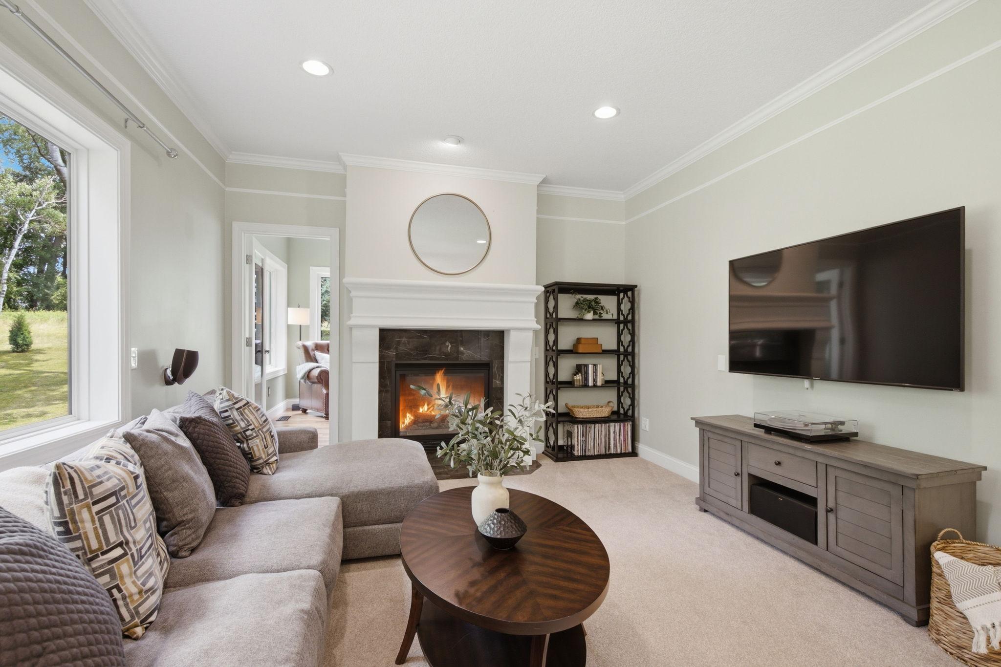 Abundant natural light fills this inviting gathering space designed for everyday living.