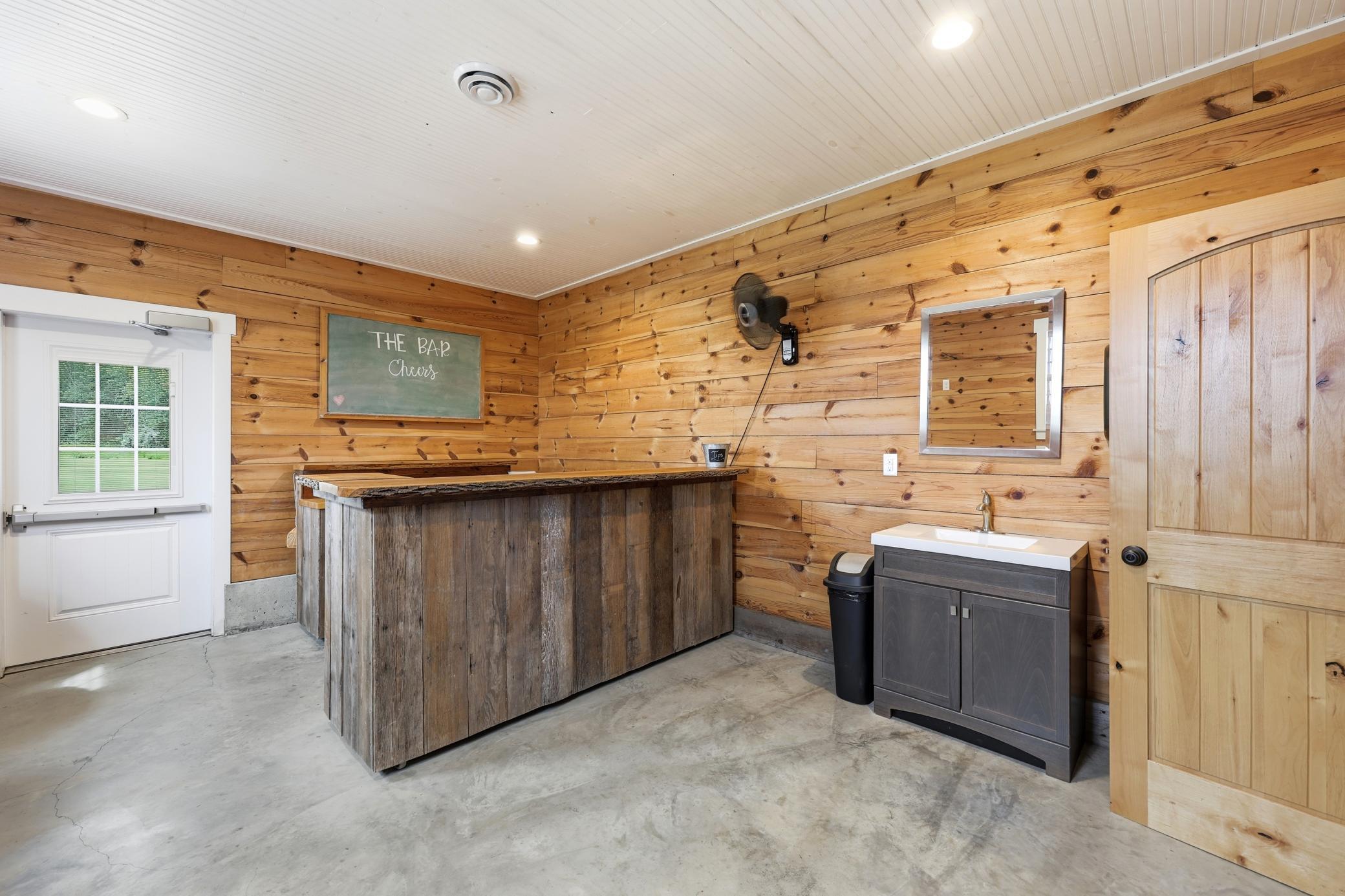 Separate Bar Area