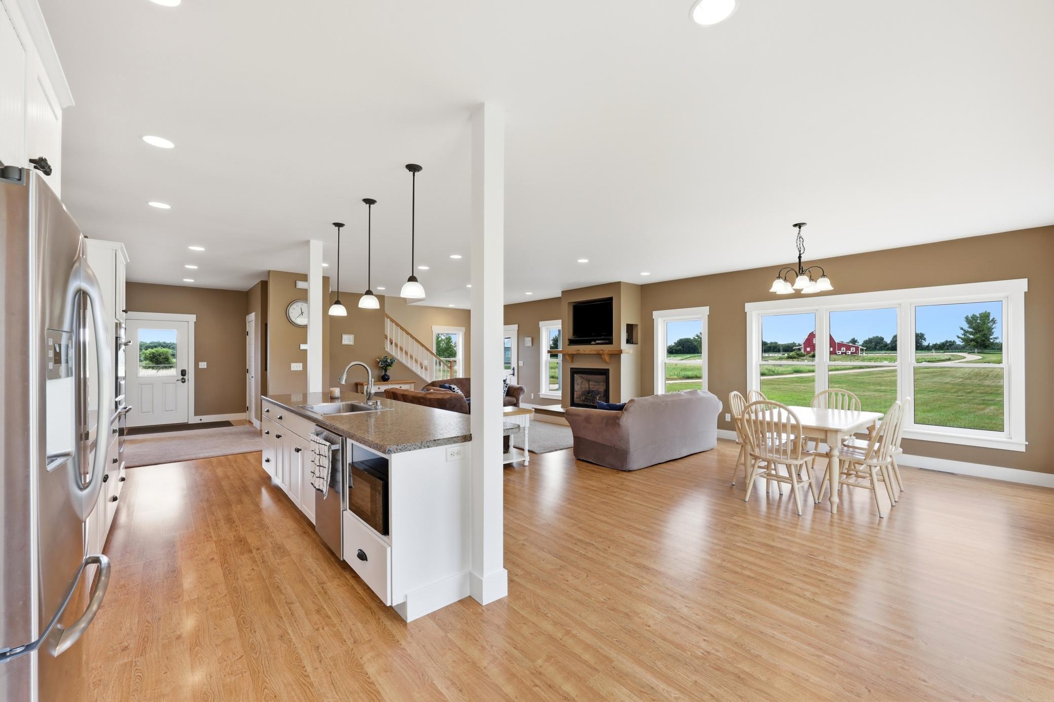 Kitchen to Living / Dining
