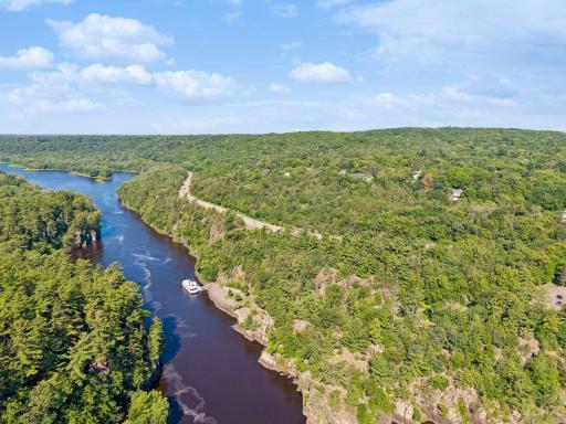 This spacous 1.1 acre lot is backs up to Interstate Park