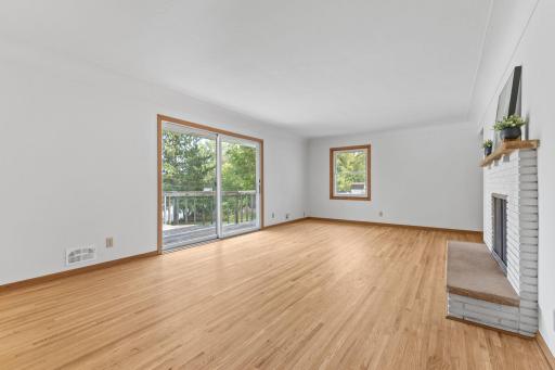 A perfect view of the lake and a convenient walkout to the deck for family time, morning coffee or happy hour & entertaining!