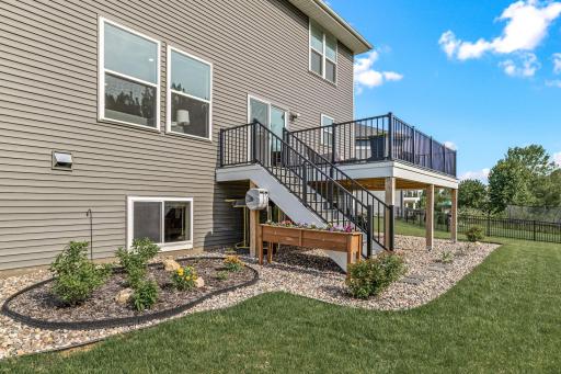 Nice landscaping with easy to care for perennials.