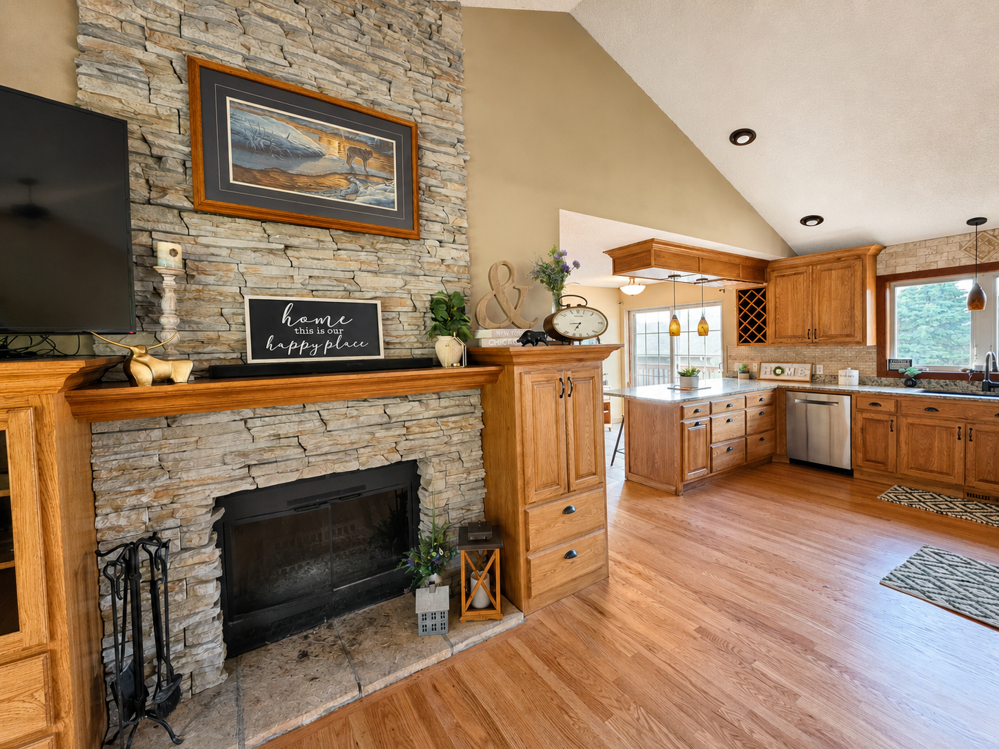 Living Room to Kitchen Main Level