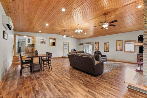 30 x 30 great room with 15 ft. ceilings added in 2008.