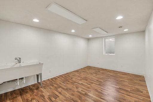 A previous owner used it for baking kitchen. Includes utility sink and gas hook ups.