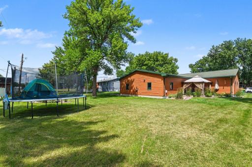Backyard view-south patio area & plenty of room for the kids to play!