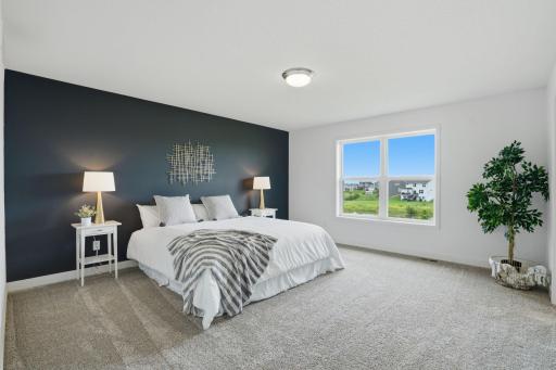 Primary Bedroom is Full of Natural Light