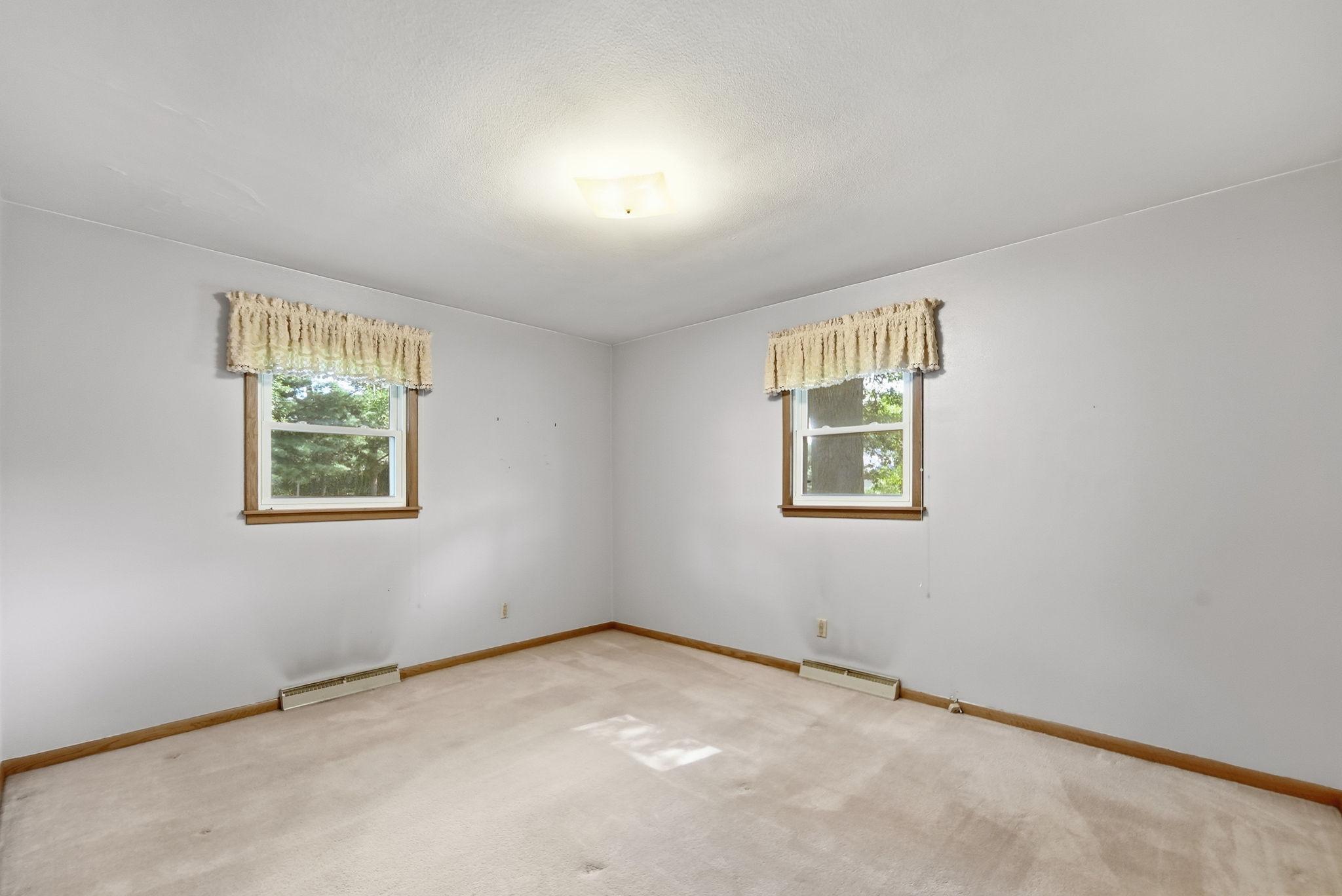 Upper level bedroom, awaits your customization.