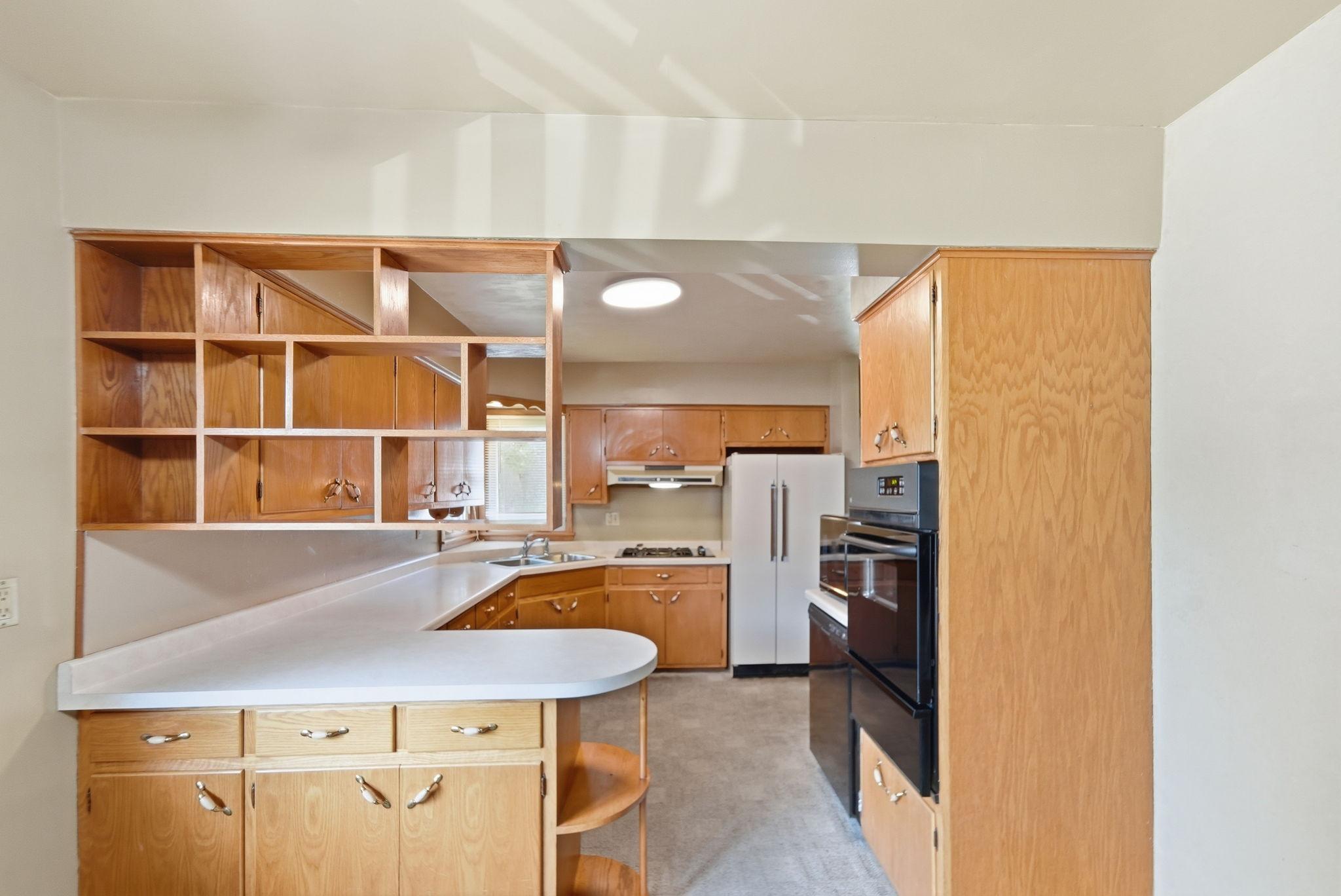 Plenty of counter top space to prepare all your meals.