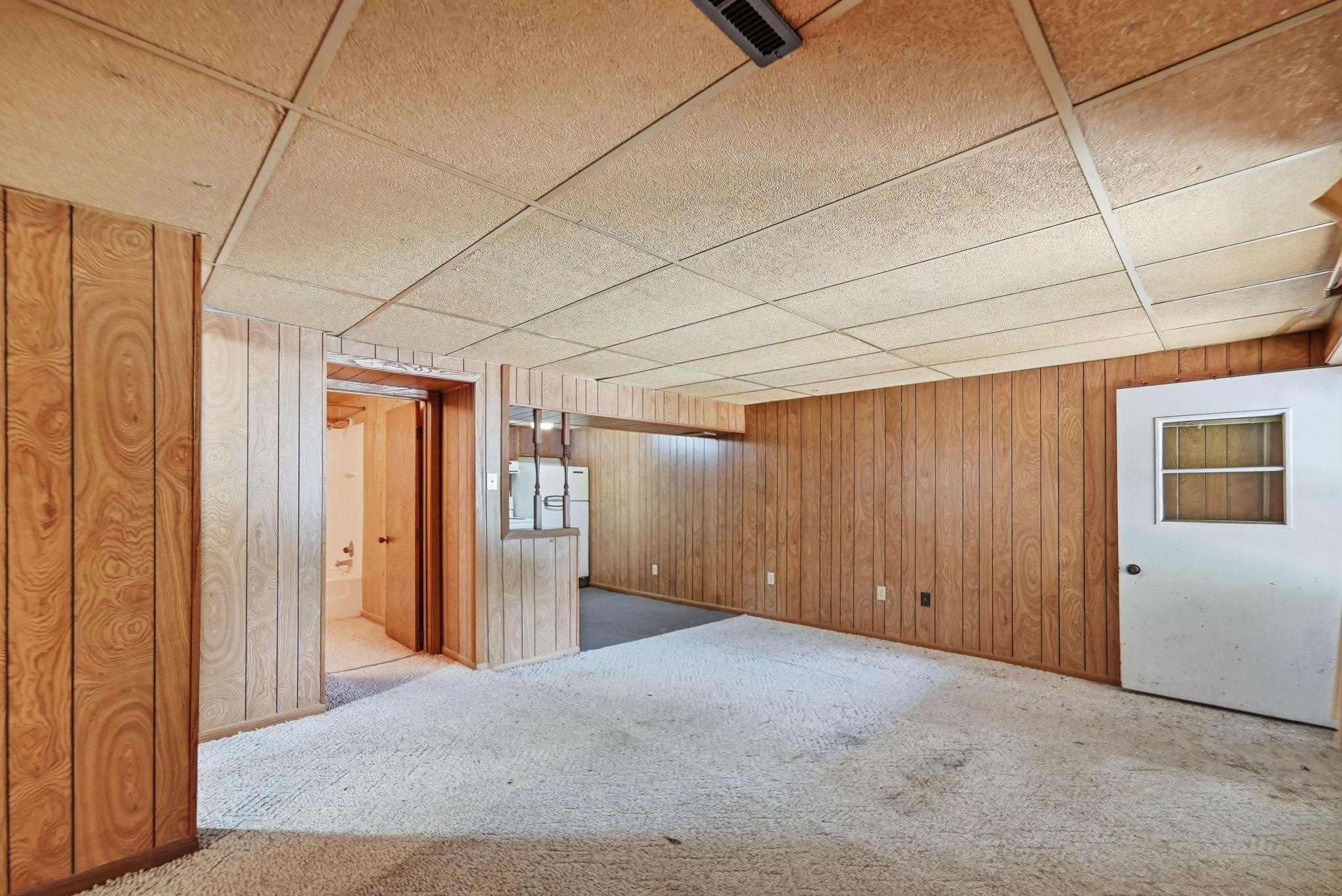 Bring your vision and transform this area into something truly your own.