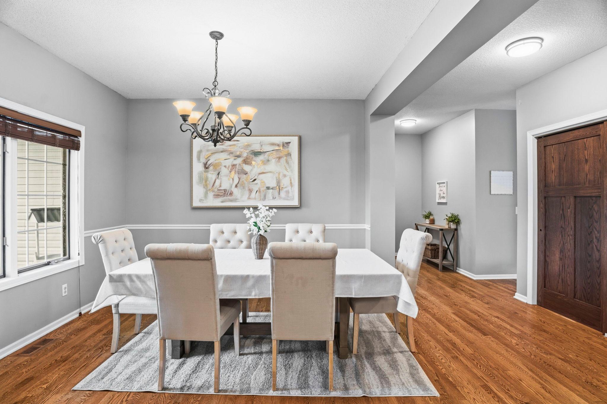Another picture of the formal dining room.