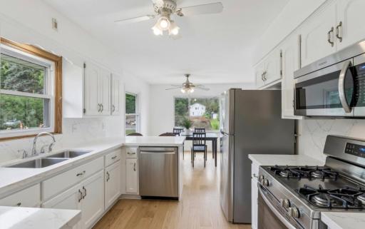 AI generated kitchen update