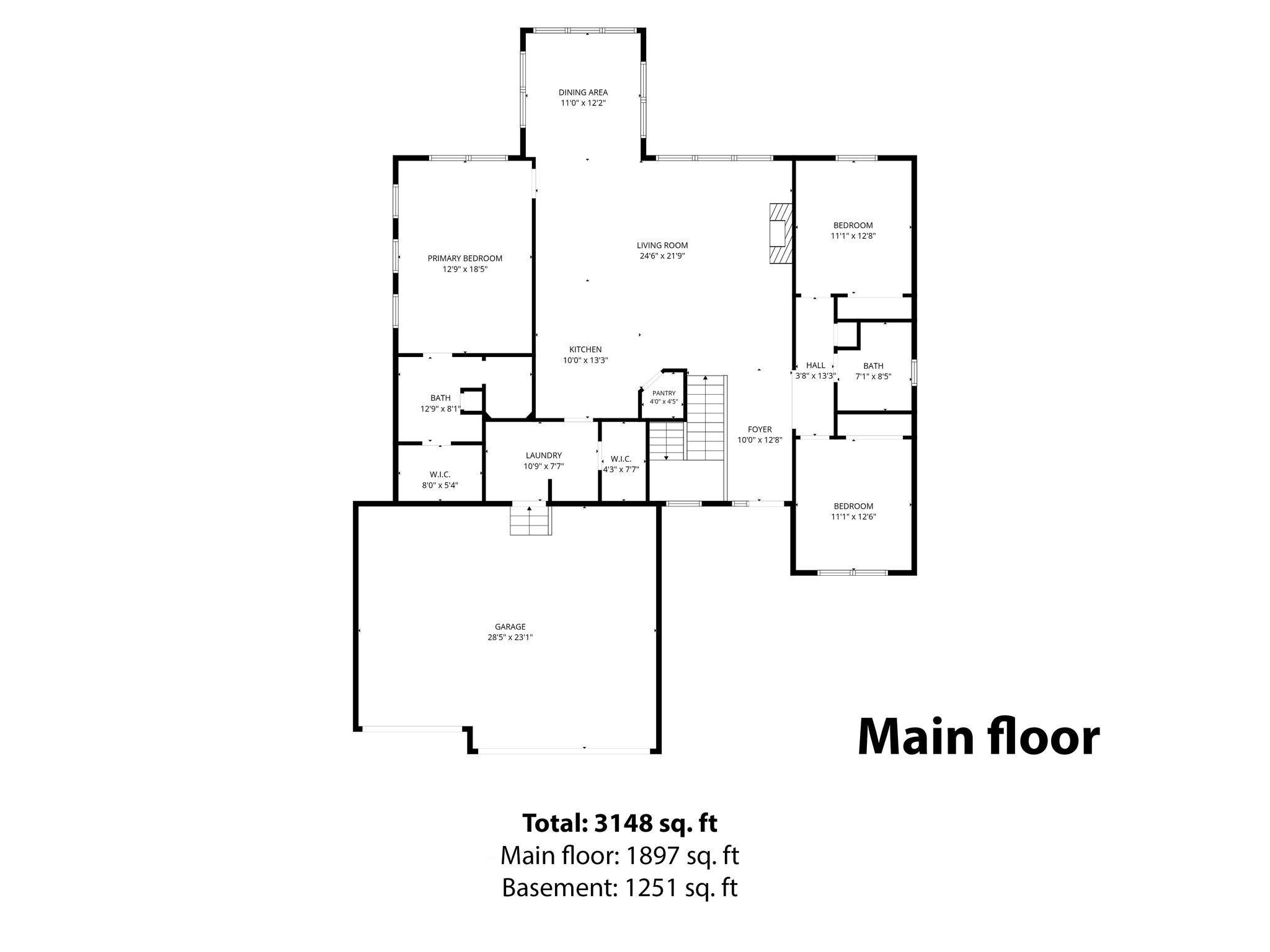 Main-Level Floor Plan