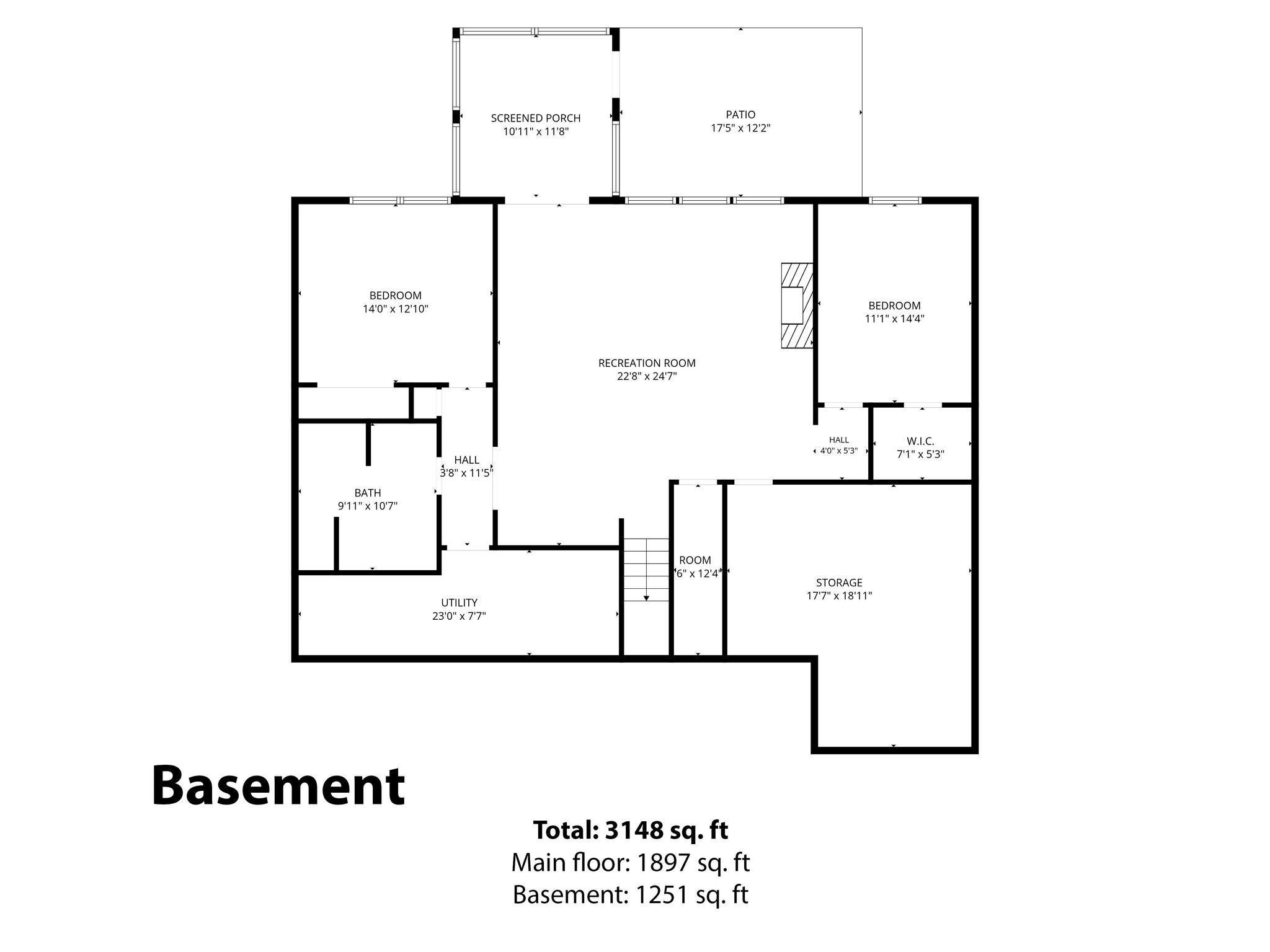 Lower-Level Floor Plan