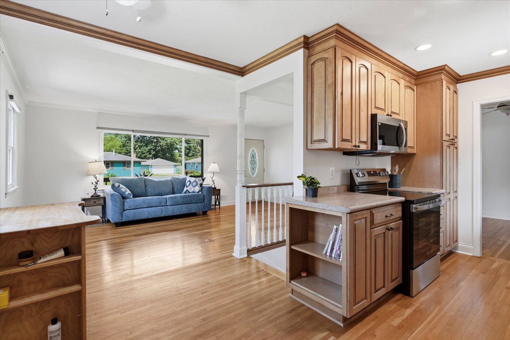 Beautiful hardwood floors flow throughout the main level, adding warmth and timeless appeal!