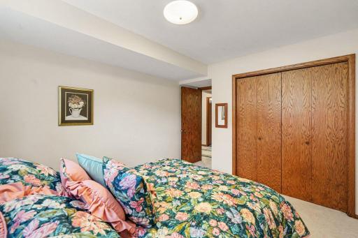 Generous closets throughout the home.