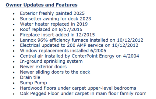 Updates and amenities 436 Rice Creek Blvd