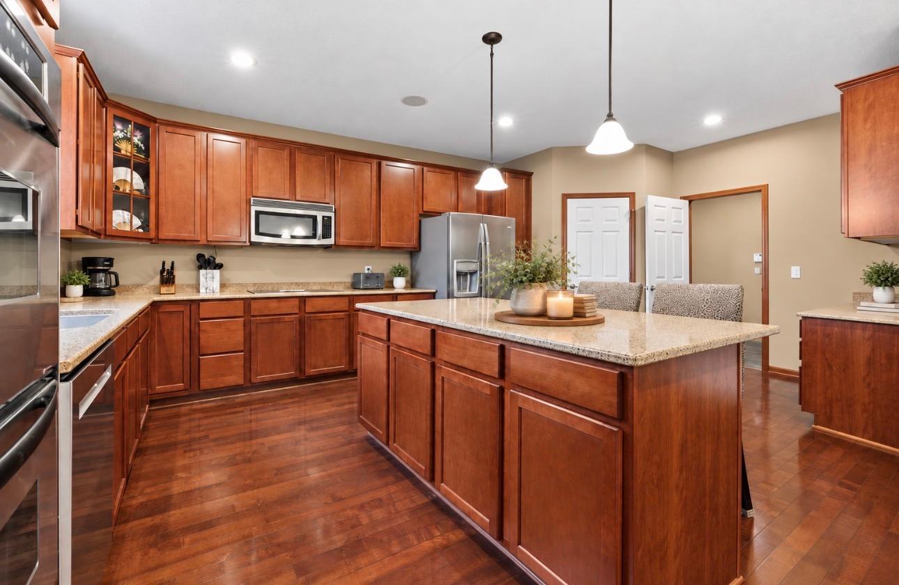 Spacious kitchen