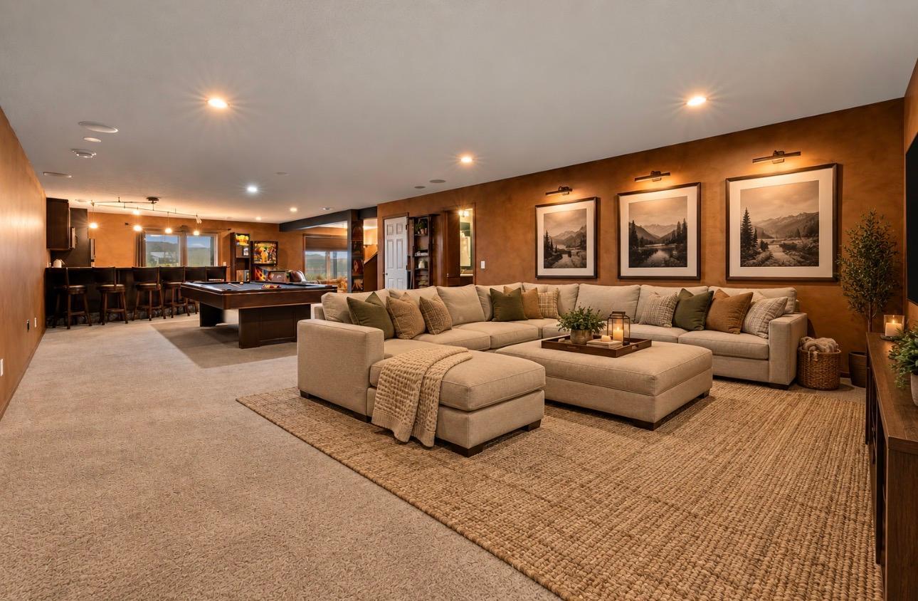 Lower level family room- AI
