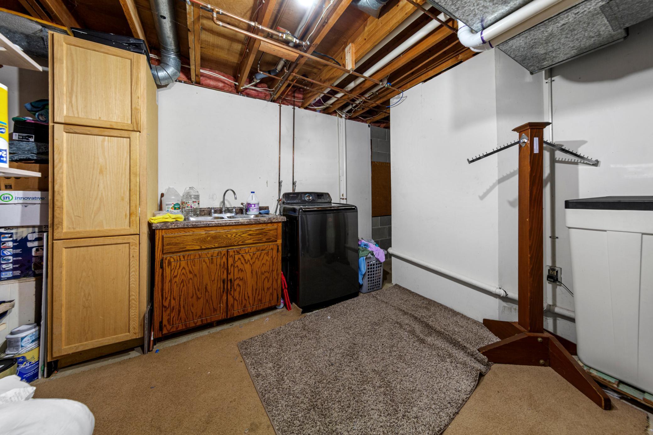 Laundry room/mechanicals (there is a dryer in here as well as the washer)