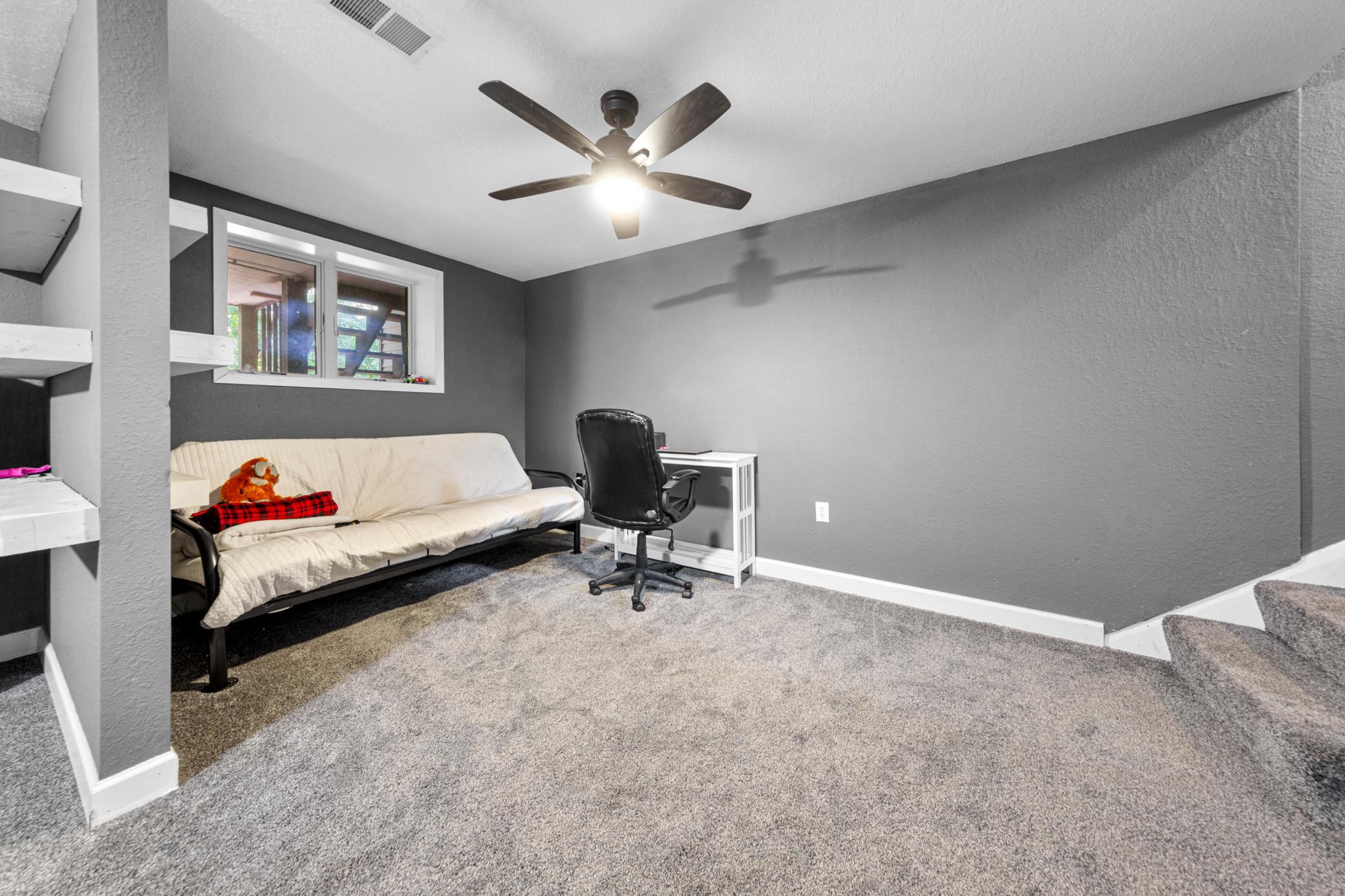 Lower level bedroom suite