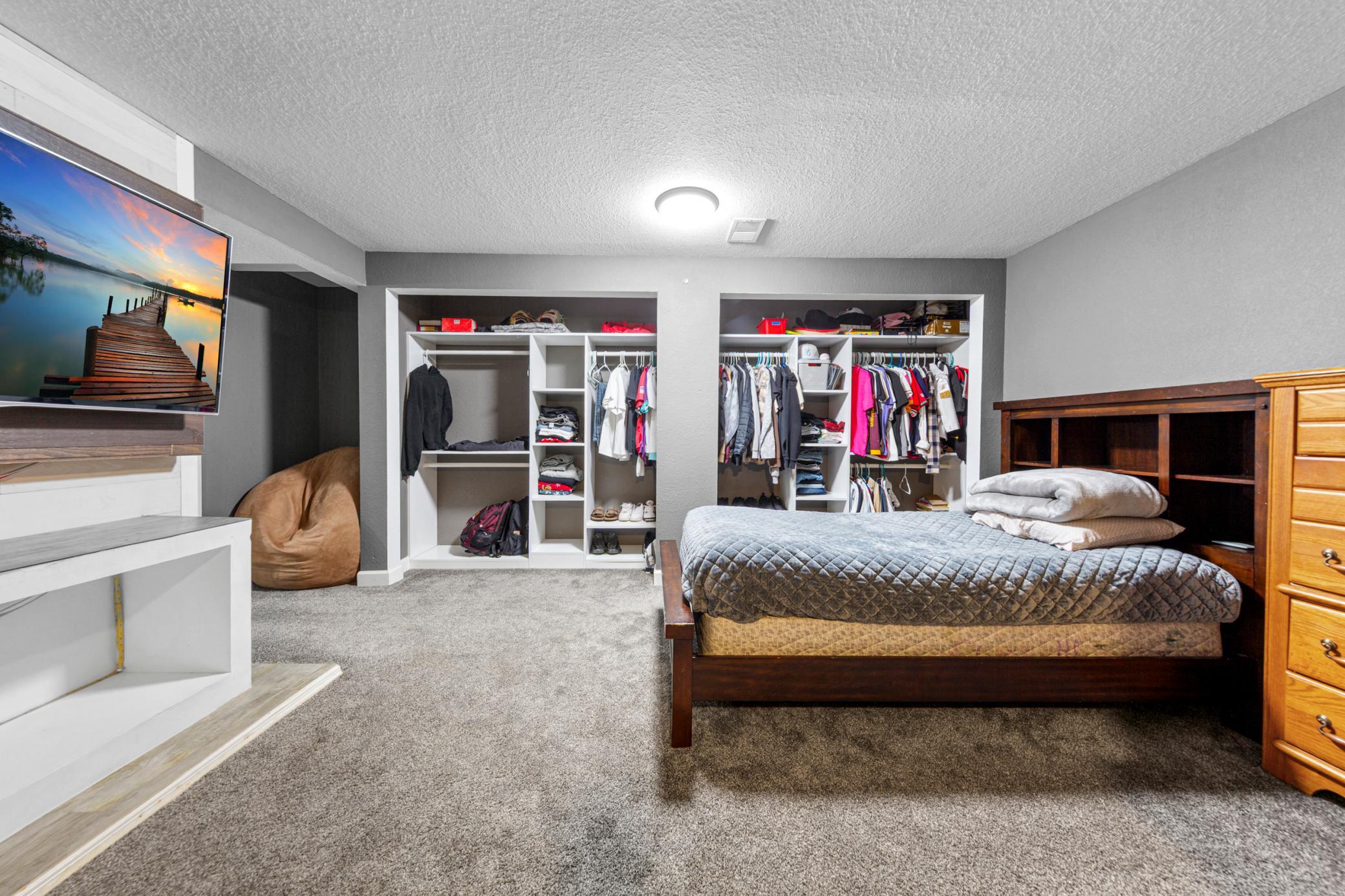 Lower level bedroom suite