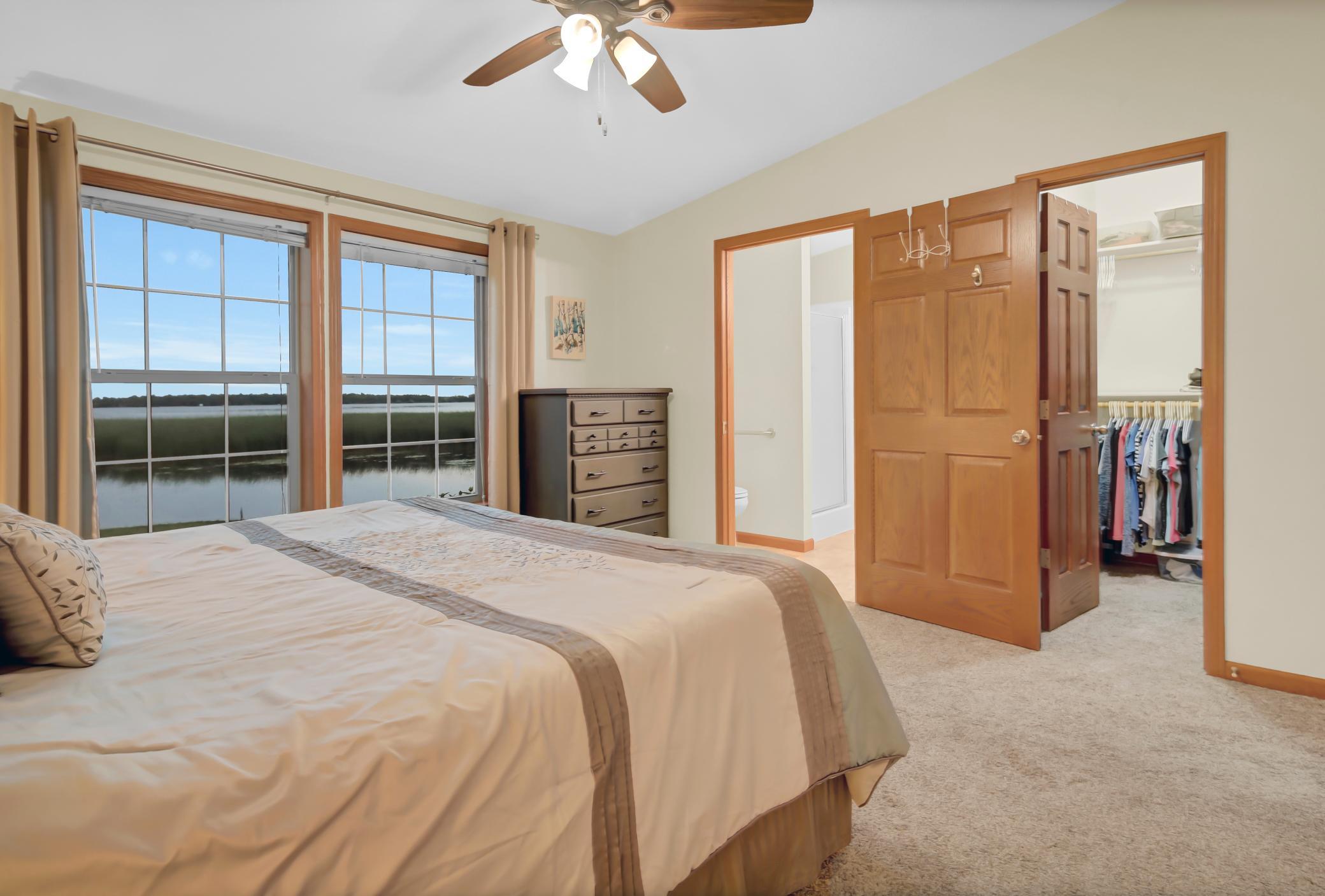 Main Bedroom with 3/4 bath - View 1