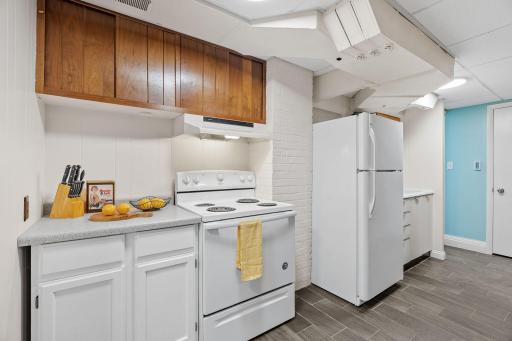Lower-Level Kitchen w/ Electric Stove