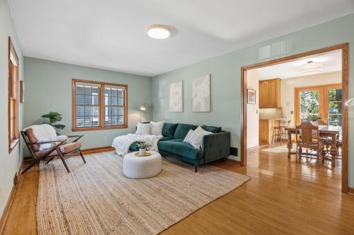 The original hardwood floors are in fantastic condition!