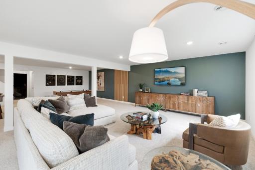 (Photo of a decorated model, actual home's finishes will vary slightly)