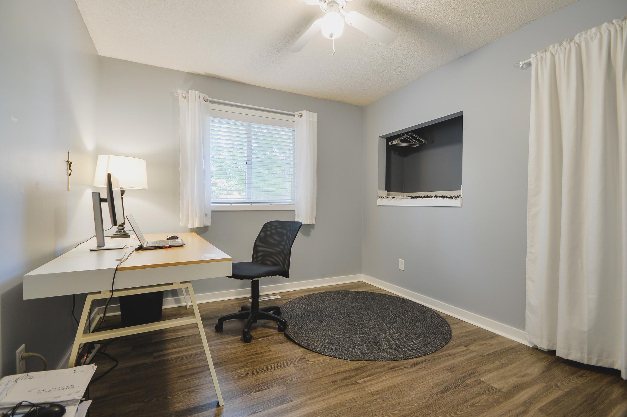 Bedroom, currently used as office