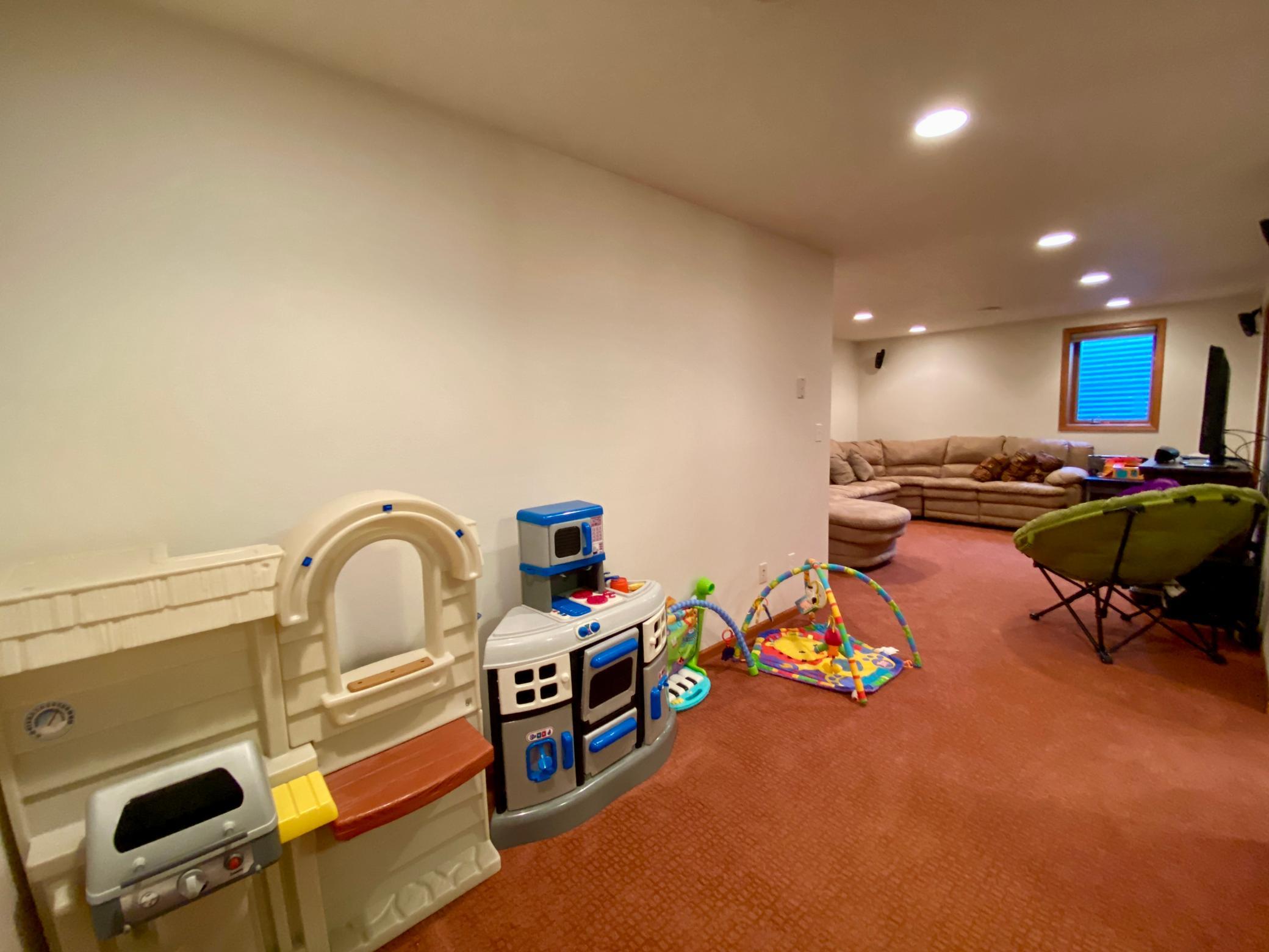 basement family room