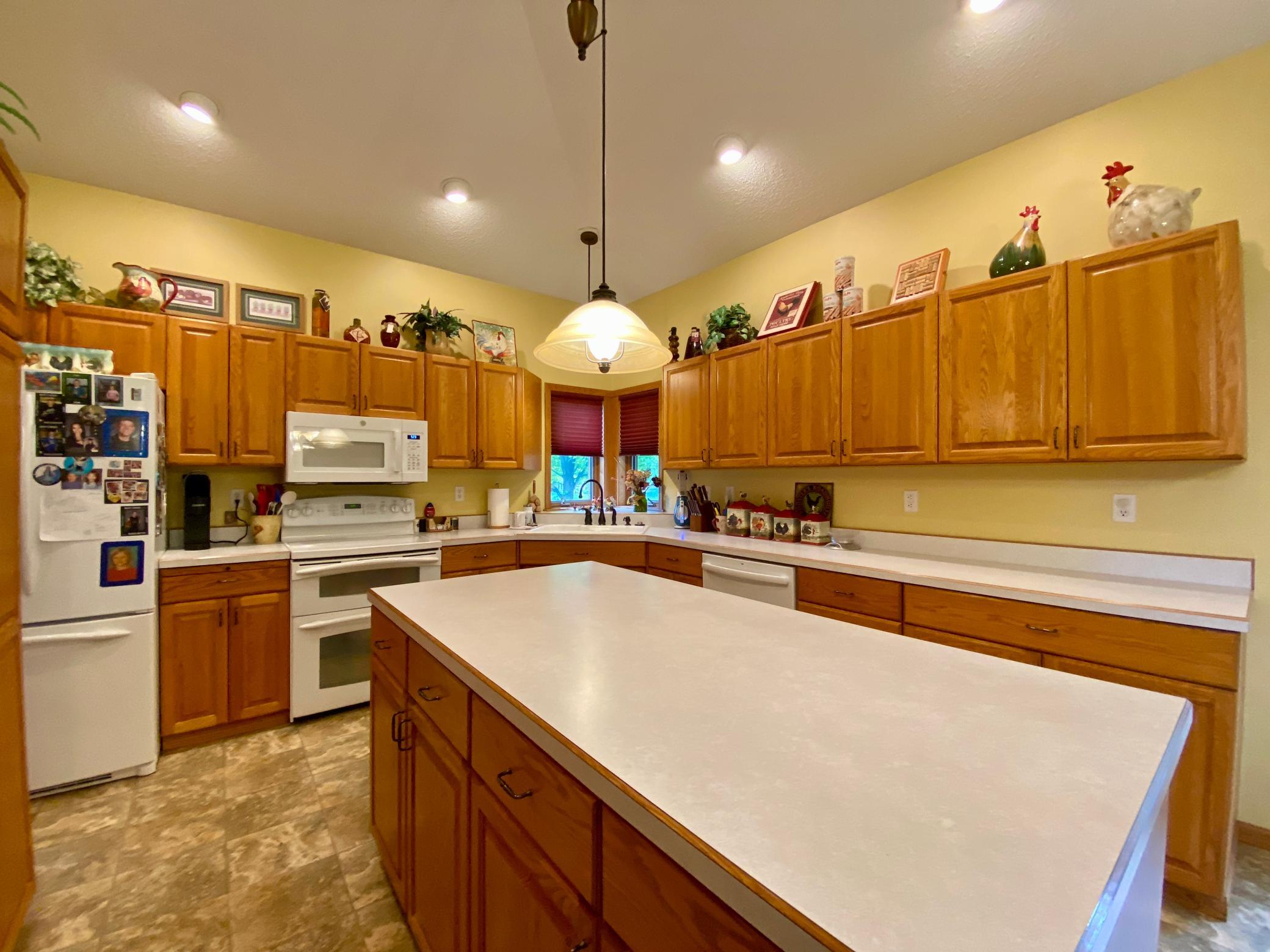 kitchen with island